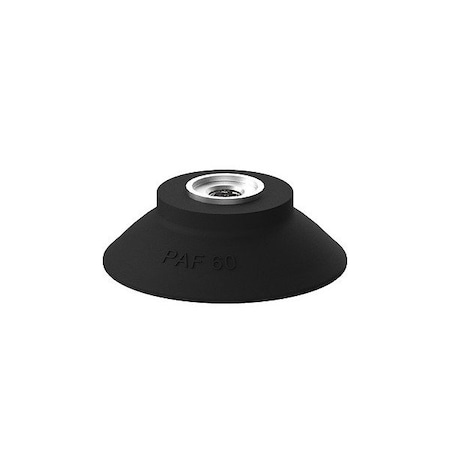 Piab Vacuum Cup, Nitrile/PVC, 60 mm dia., PK5 S.PAF60NP60.XXX.00