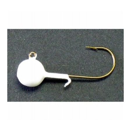 Big Rock Sports 1/16OZ WHT Jighead, 10PK 0146-0630