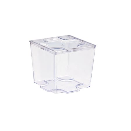 Omg 2 oz Clear Cubic Mini Dish - 1.96 x 1.96 x 1.77 in. OM3111942