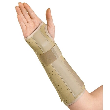 Medline Vinyl Wrist and Forearm Splint, Right, Size L, 10in ORT18100RL