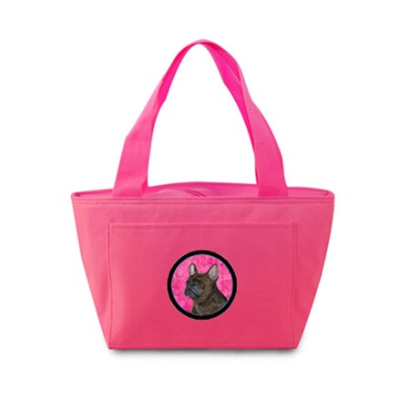 Carolines Treasures Pink French Bulldog Zippered Insulated School Washable And Stylish Lunch Bag Cooler SS4795-PK-8808