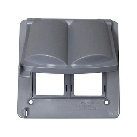 Sigma Engineered Solutions 14180 2 gang Square Electrical Cover 3539418