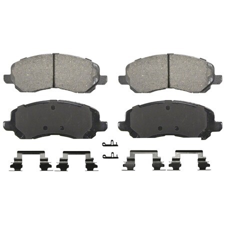 Wagner Brake QuickStop Front Disc Brake Pad Set Ceramic,  ZD866