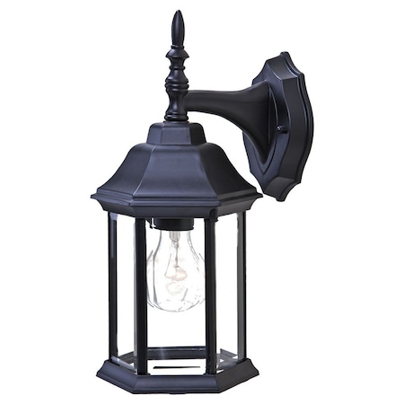 Homeroots White Clear Glass Swing Arm Wall Light 398583