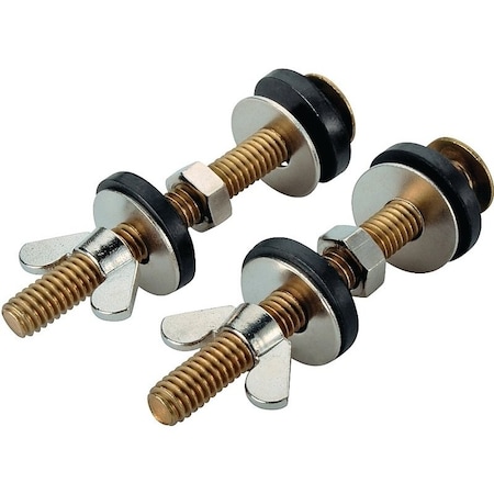 Prosource TanktoBowl Connector Kit, Brass, For Connecting Toilet Tank to Toilet Bowl 192265