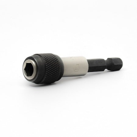 Genius Tools 1/4in Hex Dr. 1/4in Hex Shank, Magnetic Bit Holder 285708