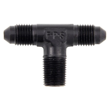Fragola 482503-BL -3 AN x 0.12 in. MPT Tee Fitting - Black Anodize FRG482503-BL