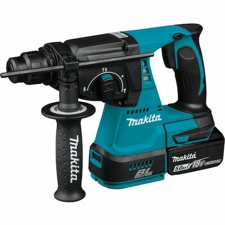 Makita 18V LXT Brushless 1" SDS-PLUS Rotary Hammer Kit (5.0Ah) XRH01T