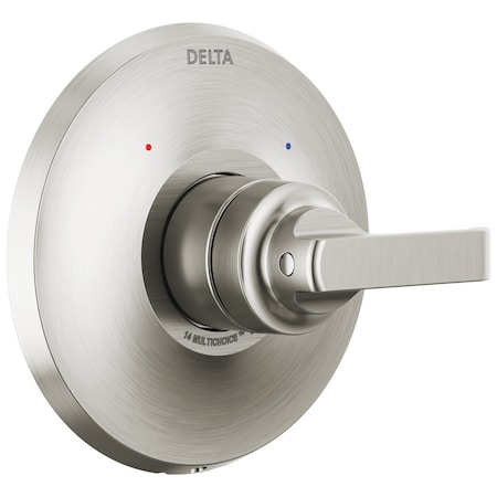 Delta Tetra 14 Series Valve Only Trim In Lumicoat Stainless T14089-SS-PR
