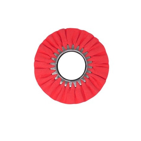 Renegade Products Usa 10 Inch, Red, No Center Plate Case Pack Airway Buffing Wheels, Bulk Deal, 5PK FAW10NCPRTX5PAK