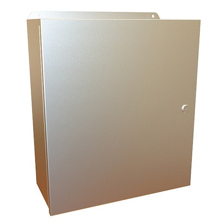 Hammond Latches Electrical Enclosure, 16 in H, 6 in D, 14 in W, 12, 13, 3R, 4, 4X, Stainless Steel EJ16146SS