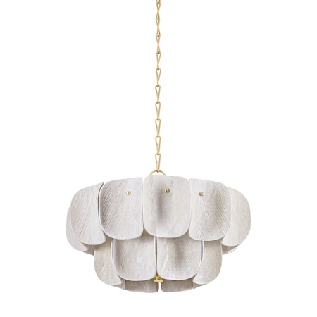 Hudson Valley Lighting Amalfi 8 Light Chandelier in Vintage Gold Leaf 6624-VGL