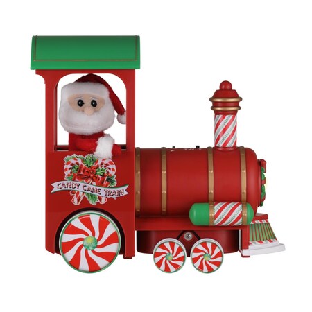 Mr. Christmas LED Multicolored Vintage Train Lit Musical Animated Decor 12 in. 24111AC
