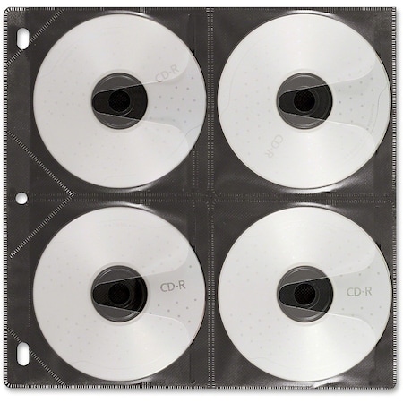 Ideastream Consumer Products Vaultz VZ01415 Two-Sided CD Refill Pages for Three-Ring Binder, 50/Pack VZ01415