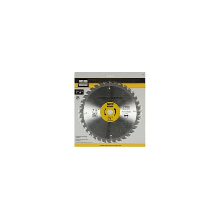 Master Mechanic Smooth-Cut Combo Circular Saw Blade, 36-Tooth x 7-1/4-In. 440867