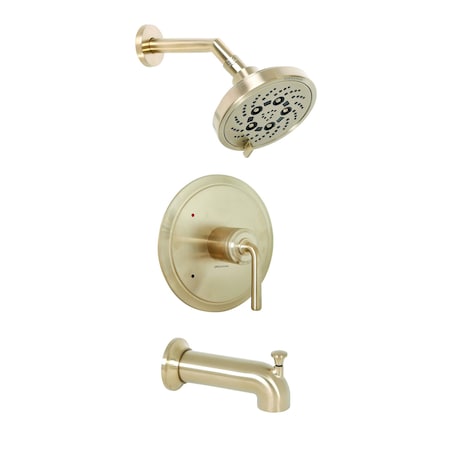 Speakman Duo Trim & Shower & Tub Combination, Less Valve, Brushed Bronze, 1.75 GPM SLV-4030-BBZ-E175
