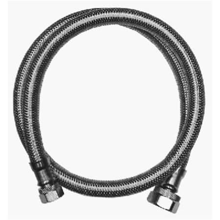 Gourmetgalley 7223-24-38-2 0.38 x 0.5 x 24 in. Braided Stainless Steel Faucet Connector GO564602