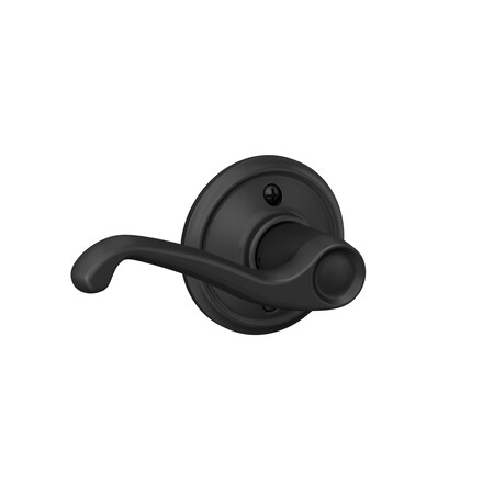 Schlage Residential Right Hand Flair Lever Half Dummy Matte Black Finish F170FLA622RH