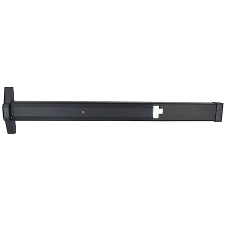 Global Door Controls STED Series Duronodic Grade 2 Storefront 36 in. Rim Narrow Stile Panic Exit Device with Cylinder TH1100-STED36-DU
