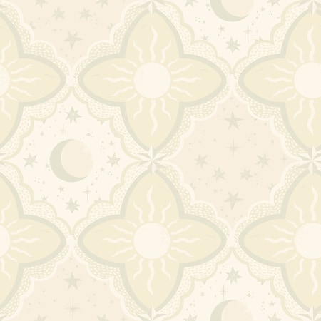 York Wallcoverings Sol and Mane Beige Wallpaper MB29031