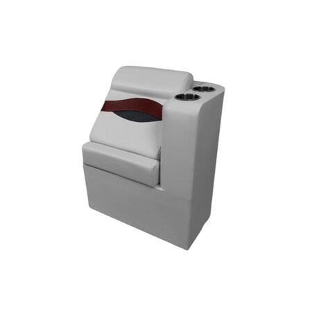 Horizon Mfg Elite Series Right Radius Lean Back Gray/Red/Charcoal 3216-ABEC