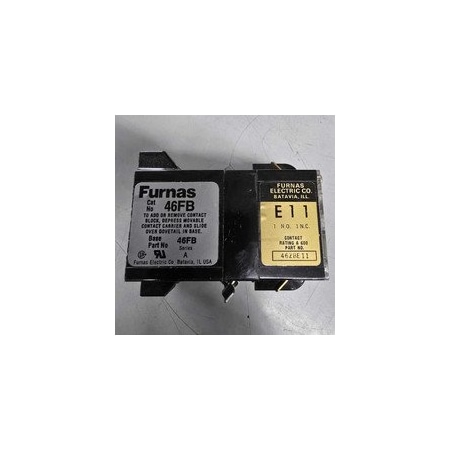 Siemens-Furnas Controls Control Relay Auxiliary Contact Block 46FBE11