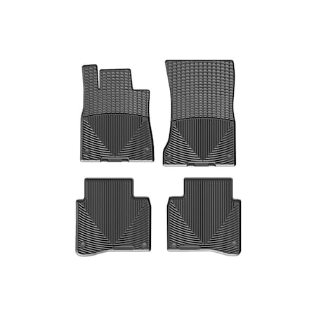 Weathertech Black, Front and Rear All Weather Floor Mats W351-W354