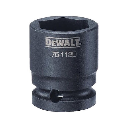 Dewalt Drive Impact Socket, 6PT 1/2in, 21 mm DWMT75111OSP