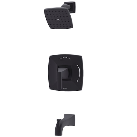 Symmons Oak HydroMersion Single Handle Tub and Shower Faucet Trim Kit - 1.5 GPM (Valve Not Included) 5692MB15TRM