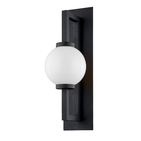 Troy Lighting Darwin 1 Light Wall Sconce 6 In. Textured Black B7321-TBK
