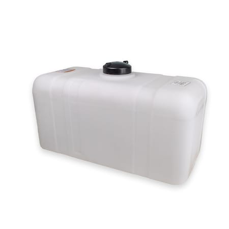 Norwesco Utility Tank, 20 in, White, Rectangular 43835-DS