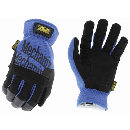 Mechanix Wear FastFit(R) Mechanics Gloves, Synthetic Leather Palm, 11, Blue MFF-03-011