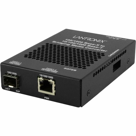 Transition Networks 10/100/1000BT TO 1000BX, SINGLE SFP with NA Pwr Supply SGFEB1040-130-NA