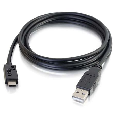 Fasttrack 3 ft. USB 2.0 USB-C to USB-A Cable M-M, Black FA987585