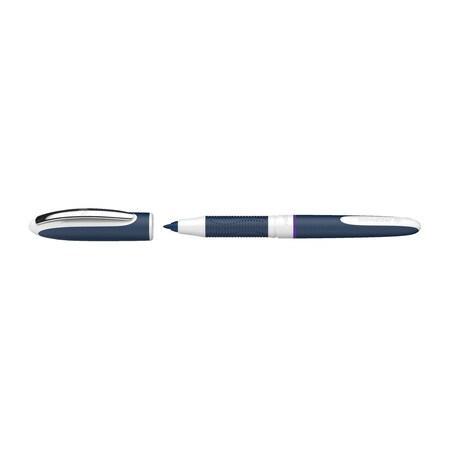 Schneider Pen One Change Rollerball Pen, Refillable, 0.6 mm, Violet Ink, Single Pen 183708
