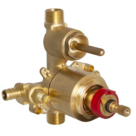 Speakman Thermostatic Diverter Shower Valve with PEX F1807 Crimp Inlet Connections CPV-T2-DV-PXC