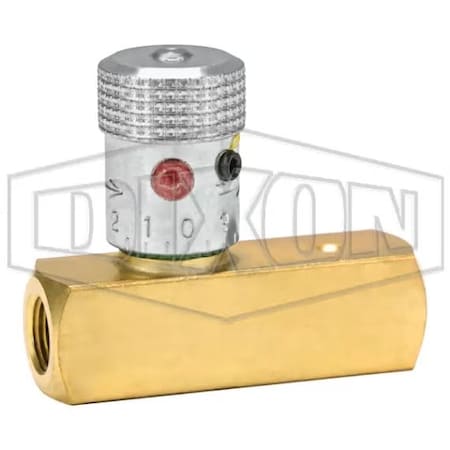 Dixon F Series Flow Control Valve, 2000 psi Pressure, Brass Body BFC200