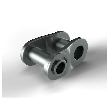 Hkk Chain Hollow Pin Offset Link, #60 chain, 3/4 in Pitch, 0.238 in ID x 0.327 in OD Pin RC060HPSHL1