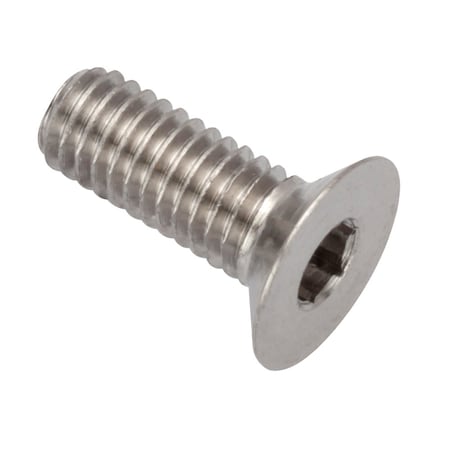 Zoro Select M3-0.50 Socket Head Cap Screw, Flat, Plain 316 Stainless Steel, 8 mm Length ZHF602M3X8