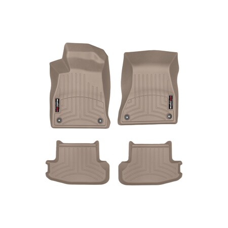 Weathertech Tan, Front and Rear Floorliners 45937-1-4