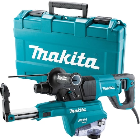 Makita Rotary Hammer w/Dust Extractor, 1 in HR2663