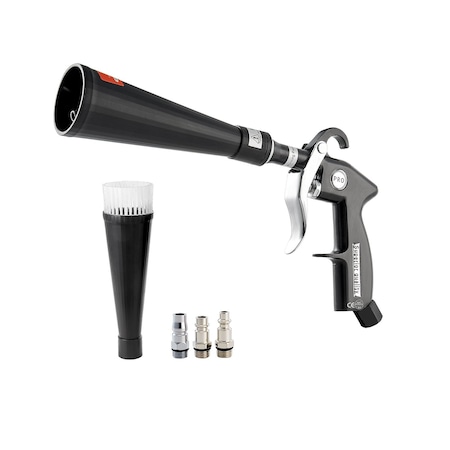 Vevor Car Cleaning Gun 6-9.2 Bar High-Pressure Air Blow Gun 2 Nozzles Blasts Dirt Dust HCL-15A