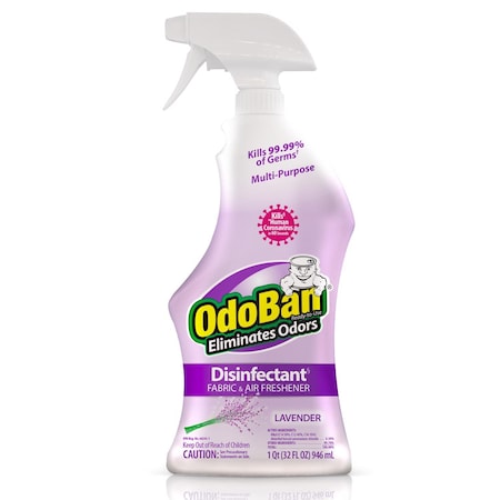 Odoban Lavender Scent Disinfectant Fabric & Air Freshener 1 qt  910101-Q6