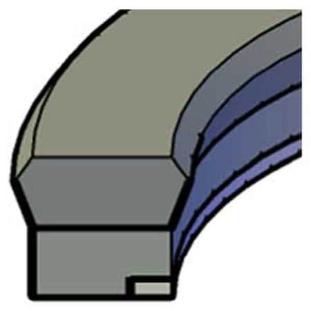 Hercules Sealing Products MUFN-150X170X13.5EI, RUS/NEOFAB-150X170X13.5, U-SEALS MUFN-150X170X13.5EI