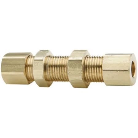 Dixon The Right Connection Compression Bulkhead Union, 1/4 in x 7/16-24 Nominal, Tube x Straight End Style 62CBH-04
