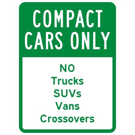 Lyle Compact Cars Only No Trucks, 18x24, Engineer Grade, White G-10164-EG_18x24