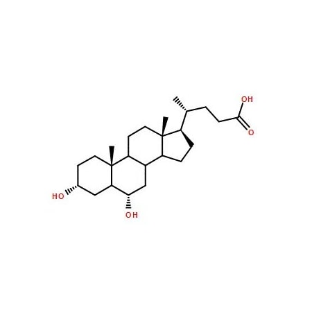 Ak Scientific Hyodeoxycholic acid (25g), CAS 83-49-8 K489-25g