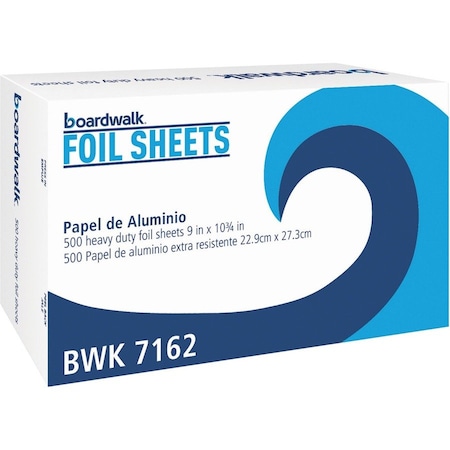 Boardwalk Standard Aluminum Foil Pop-Up Sheets, 63 Gauge, 9 x 10.75, PK3000 BWK 7162