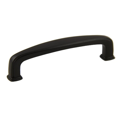 Pride Industrial 4-5/8in Deco Cabinet Pull with 3-3/4in Center to Center Matte Black Finish P81092BK