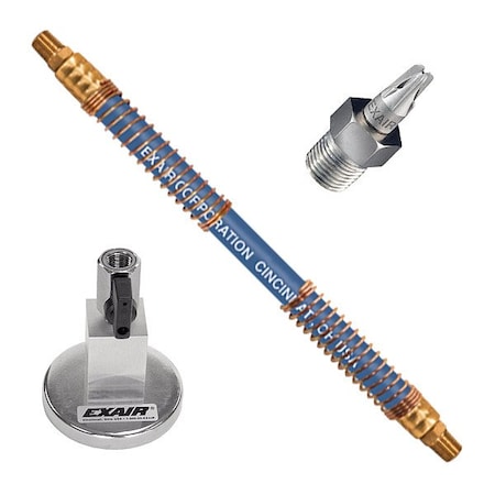 Exair Blow Off Station, 12 in Hose L, 8.3 scfm 1110SS-NPT-9362